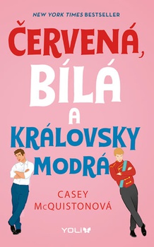 obálka: Červená, bílá a královsky modrá