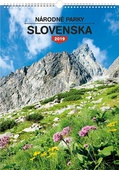 obálka: Národné parky Slovenska - nástenný kalendár 2019