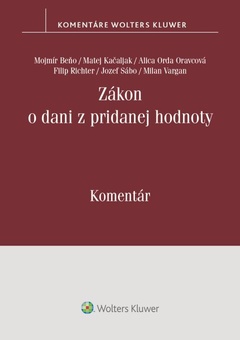 obálka: Zákon o dani z pridanej hodnoty