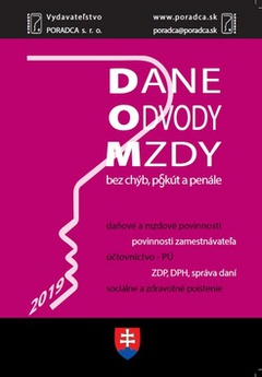 obálka: Dane, odvody, mzdy 2019