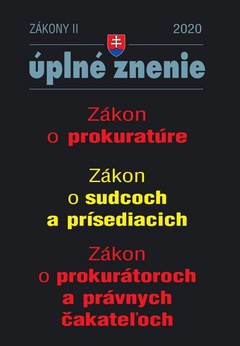 obálka: Aktualizácia II 2020 – Prokuratúra a súdy (II/8)