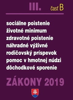 obálka: Zákony 2019 III-B