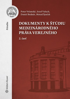 obálka: Dokumenty k štúdiu medzinárodného práva verejného, 2. časť