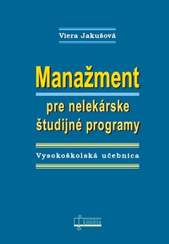 obálka: Manažment pre nelekárske študijné programy