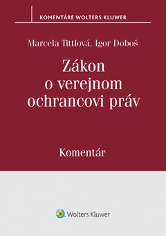 obálka: Zákon o verejnom ochrancovi práv - komentár