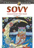 obálka: Sovy - omalovánky pro velké