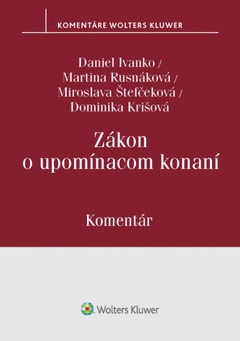 obálka: Zákon o upomínacom konaní - komentár