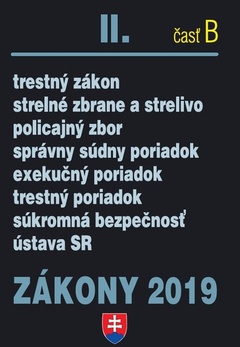 obálka: Zákony 2019 II-B