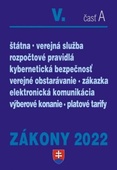 obálka: Zákony 2022 V. A - Verejná správa, Štátna a verejná služba