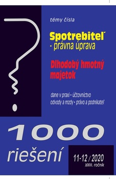 obálka: 1000 riešení 11-12/2020