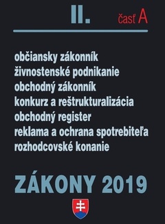 obálka: Zákony 2019 II-A