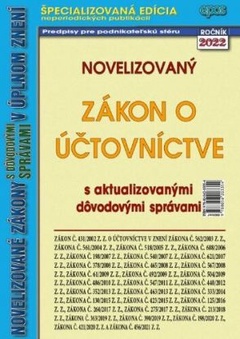 obálka: Novelizovaný zákon o účtovníctve 2022