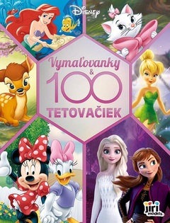 obálka: 100 tetovačiek s vymaľovankami/ Pre dievčatá100