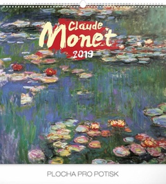 obálka: Claude Monet 2019, 48- nástěnný kalendář 2019