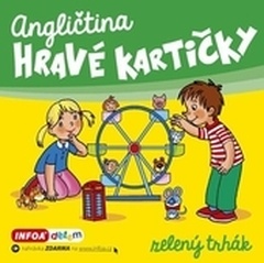 obálka: Angličtina - Hravé kartičky - zelený trhák 