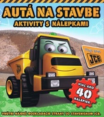 obálka: Autá na stavbe- Aktivity s nálepkami