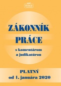 obálka: Zákonník práce s komentárom a judikatúrou platný od 1. januára 2020