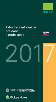 obálka: Tabuľky a informácie pre dane a podnikanie 2017