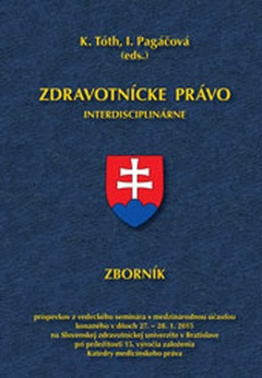 obálka: Zdravotnícke právo interdisciplinárne