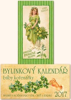 obálka: Bylinkový kalendář 2017 + Babiččiny bylinkové recepty