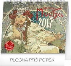 obálka: Alfons Mucha - stolní kalendář 2017