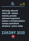 obálka: Zákony 2020 II. B - Občianske zákony - Úplné znenie k 1.1.2020