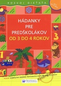 obálka: Hádanky pre predškolákov od 3 do 4 rokov