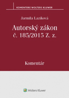 obálka: Autorský zákon č. 185/2015 Z. z. – komentár