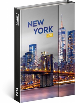 obálka: Týdenní magnetický diář New York 2019, 1