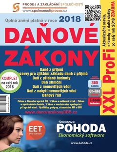 obálka: Daňové zákony 2018 XXL ProFi