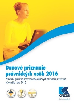 obálka: Daňové priznanie právnických osôb 2016