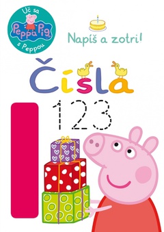 obálka: Peppa Pig - Čísla 123 - Napíš a zotri!