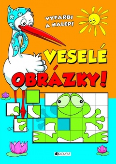 obálka: Veselé obrázky – vyfarbi a nalep