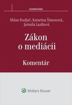 obálka: Zákon o mediácii - komentár