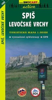 obálka: Spiš. Levočské vrchy 1:50 000