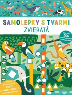 obálka: Zvieratá - Samolepky s tvarmi