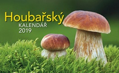 obálka: Houbařský kalendář 2019 - stolní kalendář