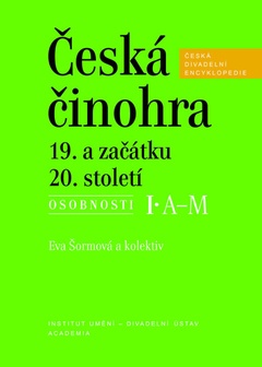 obálka: Česká činohra 19. a začátku 20. století