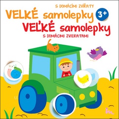 obálka: Velké samolepky s domácími zvířaty Traktor