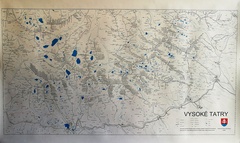 obálka: Nástenná mapa Vysoké Tatry