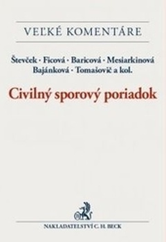 obálka: Civilný sporový poriadok - Komentár