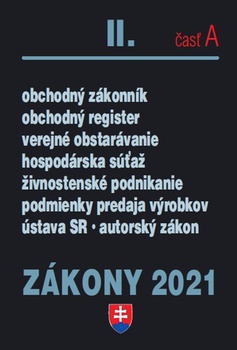 obálka: Zákony II-A/2021