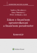 obálka: Zákon o finančnom sprostredkovaní a finančnom poradenstve - komentár