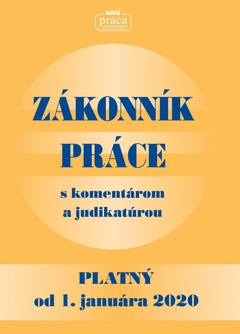 obálka: Zákonník práce s komentárom a judikatúrou platný od 1. januára 2020