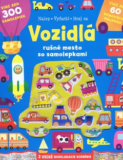 obálka: Vozidlá rušné mesto so samolepkami