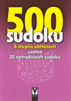 obálka: 500 sudoku