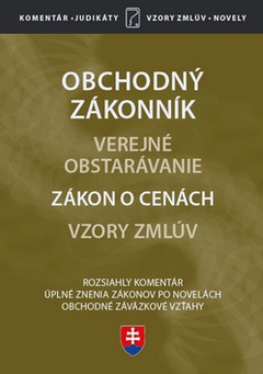 obálka: Obchodný zákonník Verejné obstarávanie Zákon o cenách Vzory zmlúv