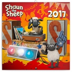 obálka: Ovečka Shaun - nástěnný kalendář 2017