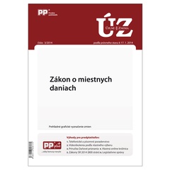 obálka: UZZ 3/2014 Zákon o miestnych daniach