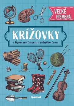 obálka: Krížovky s tipmi na trávenie voľného času - veľké písmená